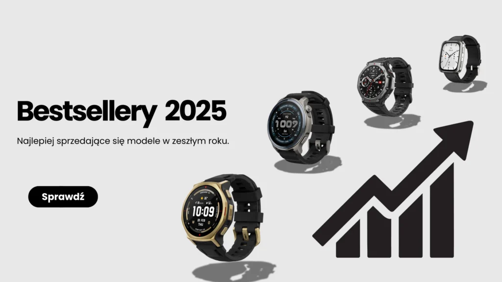 Najczęściej wybierane smartwatche Amazfit w 2025 roku