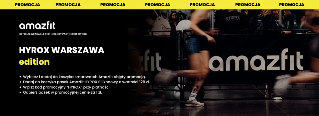 HYROX Warszawa już w kwietniu – Amazfit partnerem wydarzenia